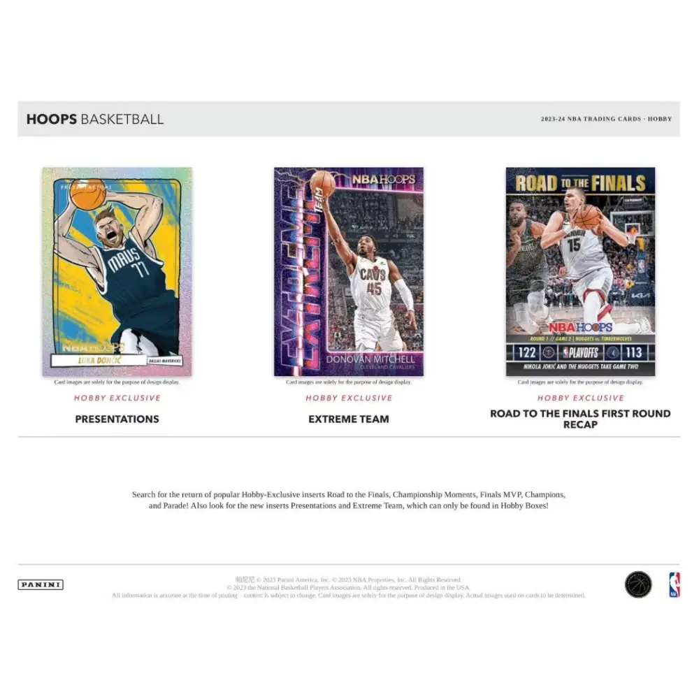 2023/24 Panini NBA Hoops Basketball Hobby Box