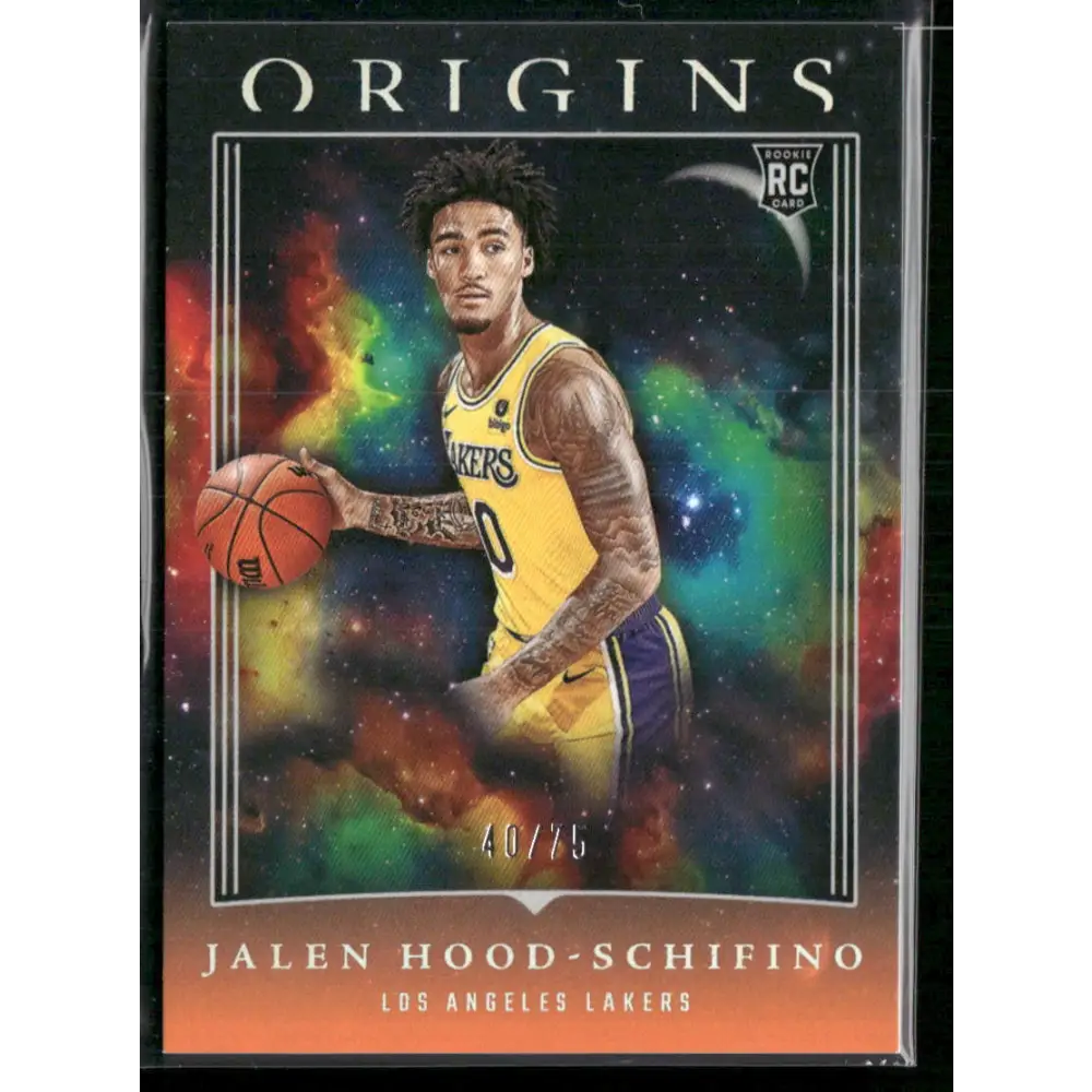 2023-24 Panini Origins #92 Jalen Hood-Schifino Orange #/75