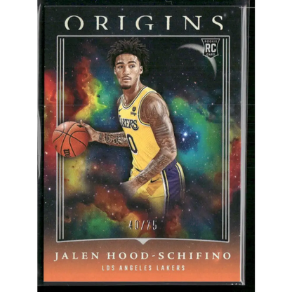 2023-24 Panini Origins #92 Jalen Hood-Schifino Orange #/75