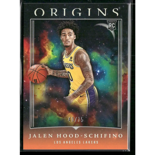 2023-24 Panini Origins #92 Jalen Hood-Schifino Orange #/75