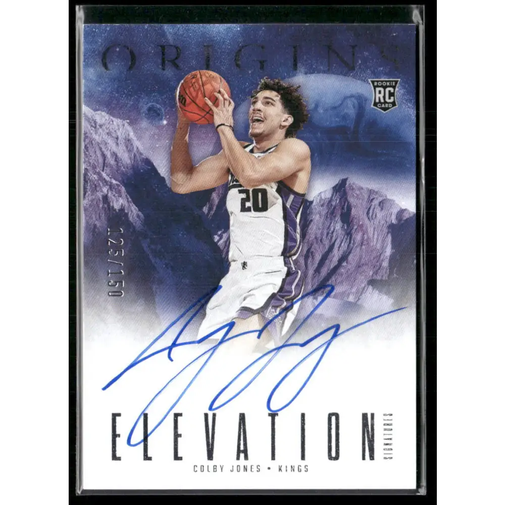 2023-24 Panini Origins #ES-CJK Colby Jones Elevation Signatures #/150