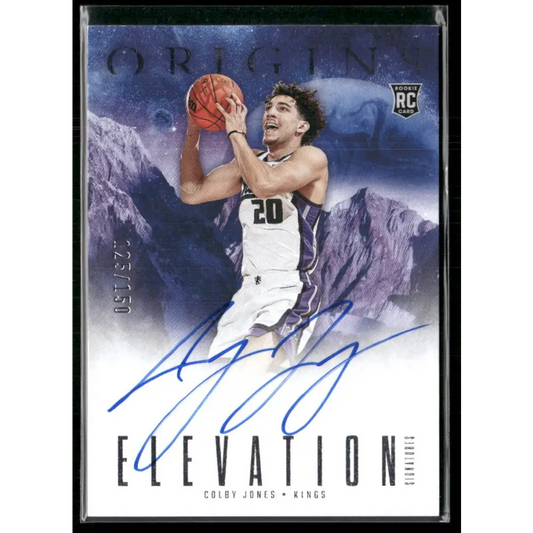2023-24 Panini Origins #ES-CJK Colby Jones Elevation Signatures #/150