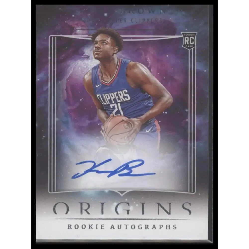 2023-24 Panini Origins #RA-KBL Kobe Brown Rookie Autographs