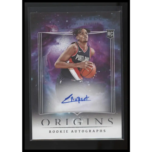 2023-24 Panini Origins #RA-RRP Rayan Rupert Rookie Autographs