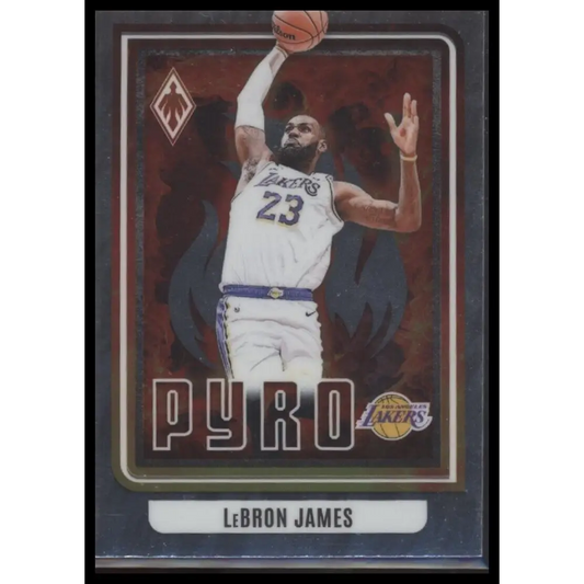 2023-24 Panini Phoenix #16 LeBron James Pyro