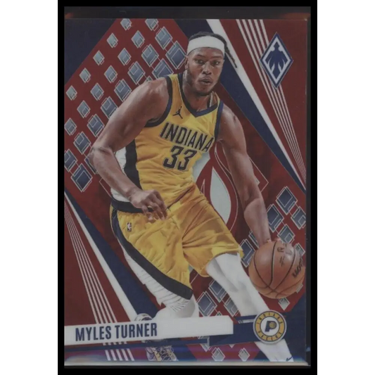2023-24 Panini Phoenix #183 Myles Turner Red #/199