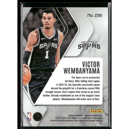 2023-24 Panini Phoenix #256 Victor Wembanyama