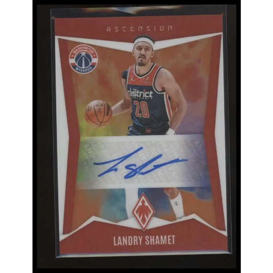 2023-24 Panini Phoenix #AA-LSM Landry Shamet Ascension Autographs Orange #/49