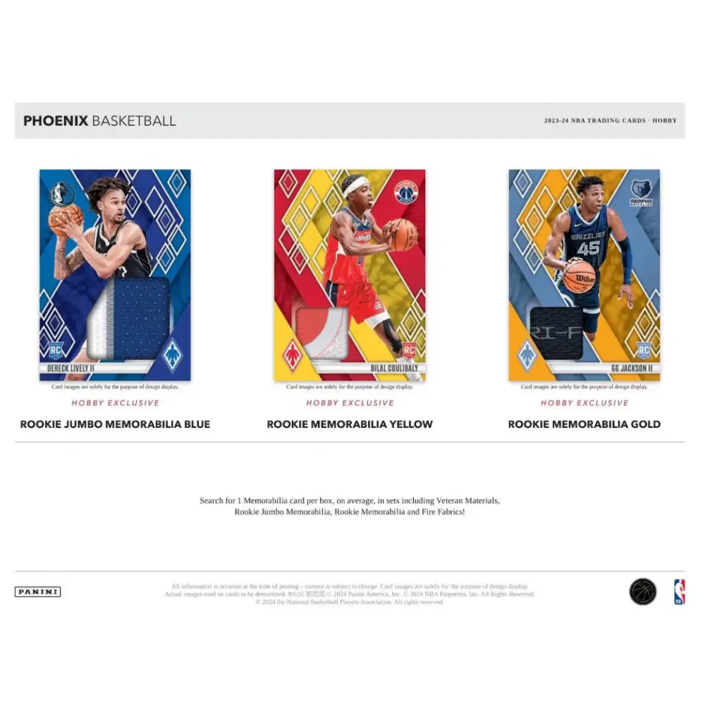 2023/24 Panini Phoenix Basketball Hobby Box