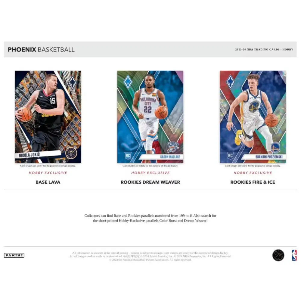2023/24 Panini Phoenix Basketball Hobby Box