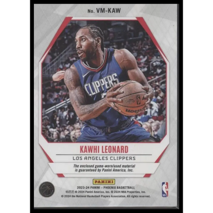 2023-24 Panini Phoenix #VM-KAW Kawhi Leonard Veteran Materials
