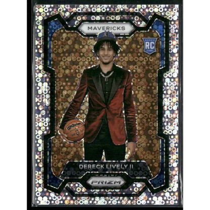 2023-24 Panini Prizm #163 Dereck Lively II Prizms Fast Break