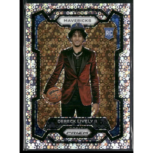 2023-24 Panini Prizm #163 Dereck Lively II Prizms Fast Break
