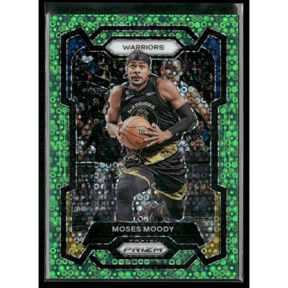 2023-24 Panini Prizm #228 Moses Moody Prizms Green #/5