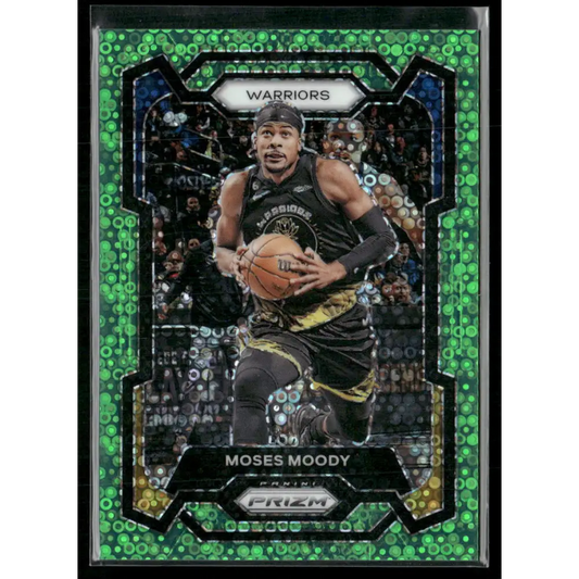2023-24 Panini Prizm #228 Moses Moody Prizms Green #/5