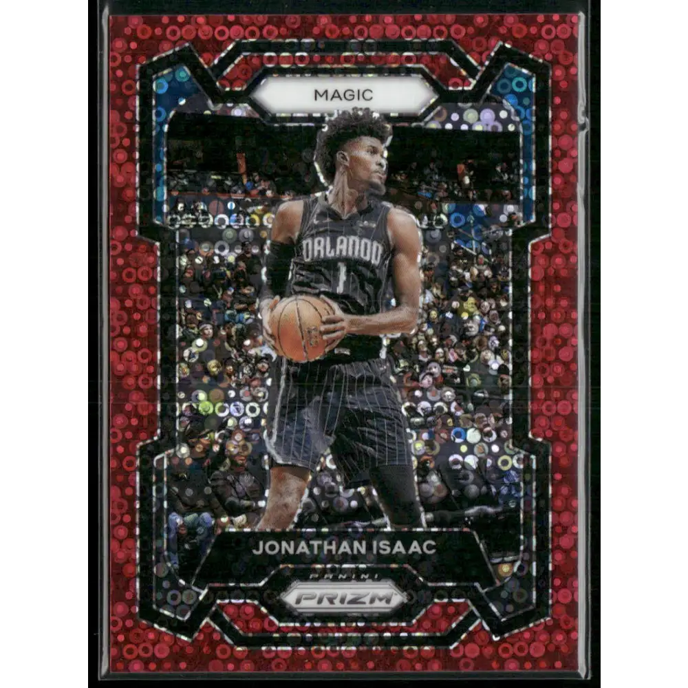 2023-24 Panini Prizm #288 Jonathan Isaac Prizms Fast Break Red #/100