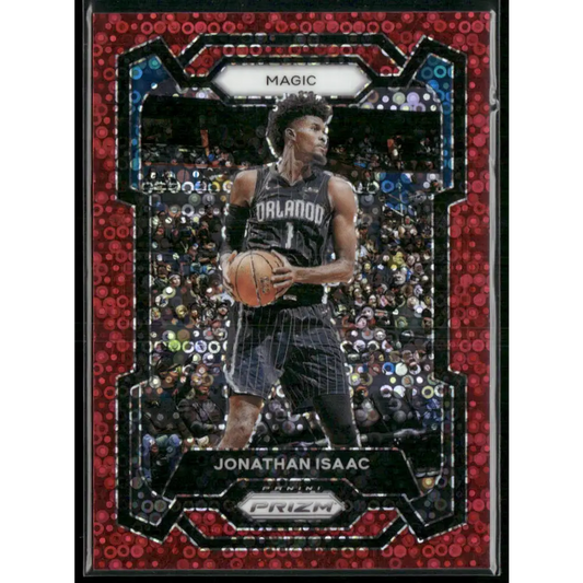 2023-24 Panini Prizm #288 Jonathan Isaac Prizms Fast Break Red #/100