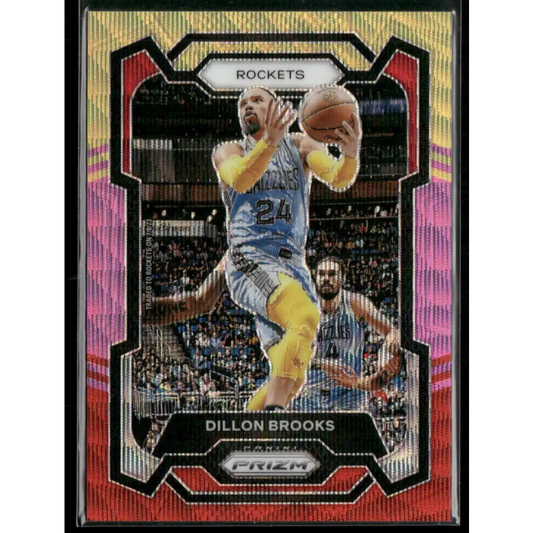 2023-24 Panini Prizm #68 Dillon Brooks Prizms Multi Wave #/88