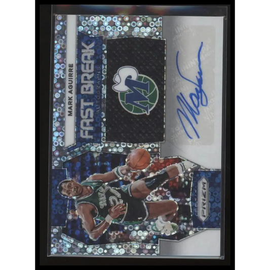 2023-24 Panini Prizm #FB-MAD Mark Aguirre Fast Break Autographs