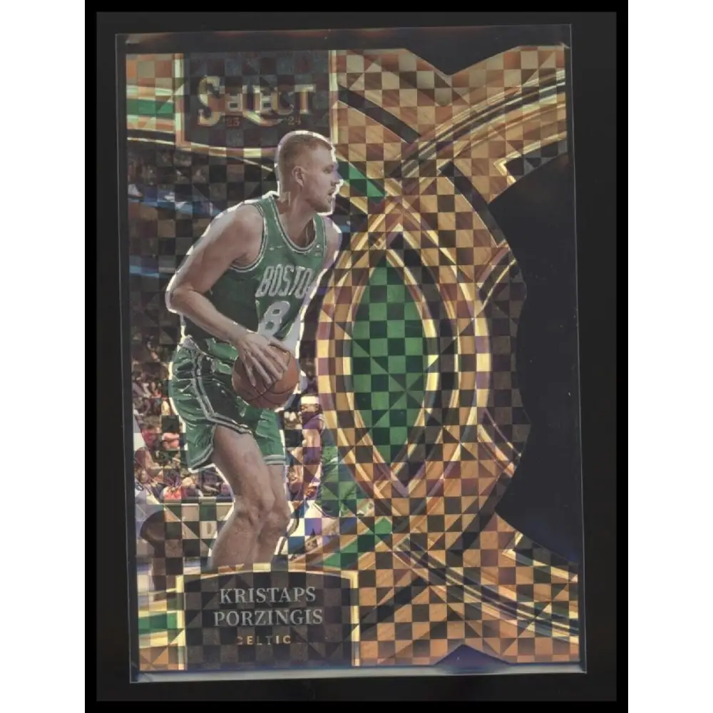2023-24 Panini Select #139 Kristaps Porzingis Prizms Die Cut #/49