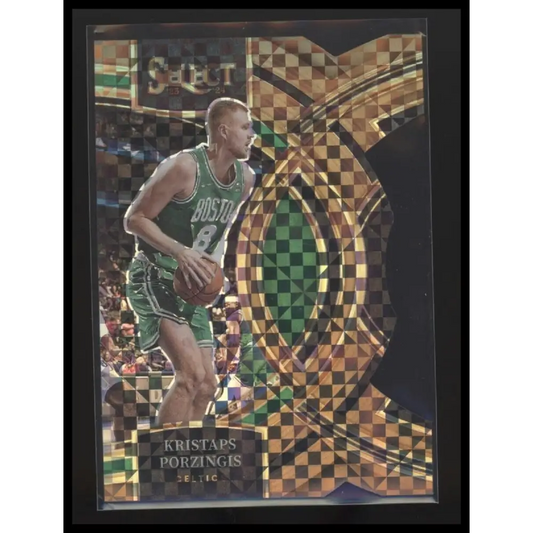2023-24 Panini Select #139 Kristaps Porzingis Prizms Die Cut #/49