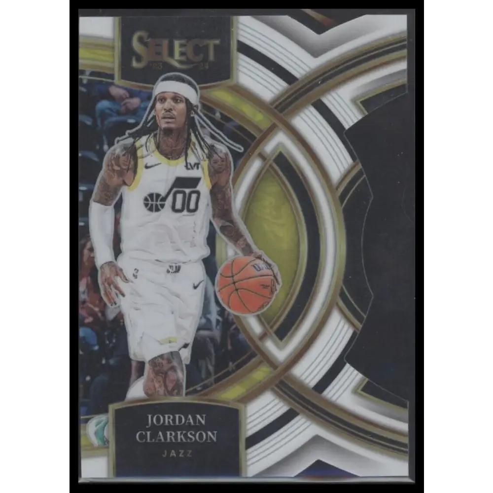 2023-24 Panini Select #168 Jordan Clarkson White Prizms #/149