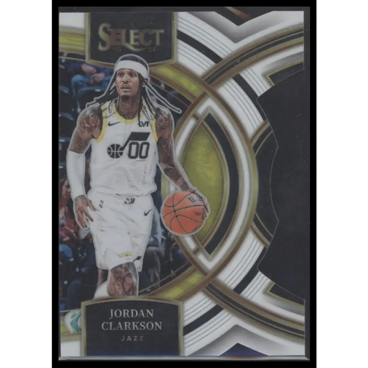 2023-24 Panini Select #168 Jordan Clarkson White Prizms #/149