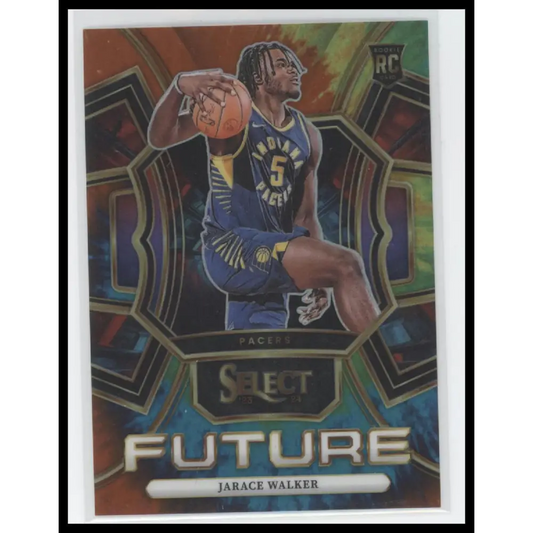 2023-24 Panini Select #21 Jarace Walker Select Future Tie-Dye Prizms #/25