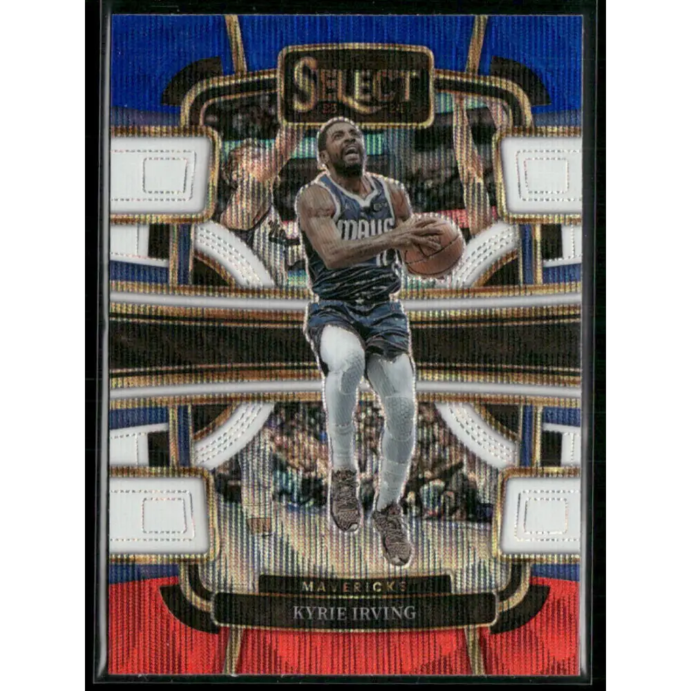 2023-24 Panini Select #21 Kyrie Irving Tri-Color Prizms