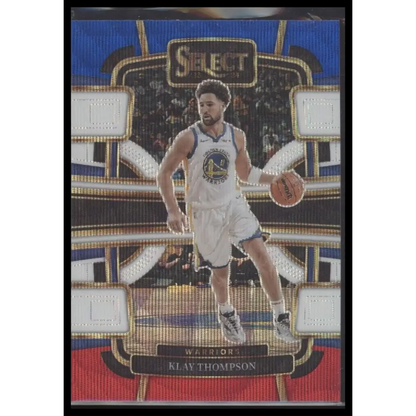2023-24 Panini Select #3 Klay Thompson Tri-Color Prizms