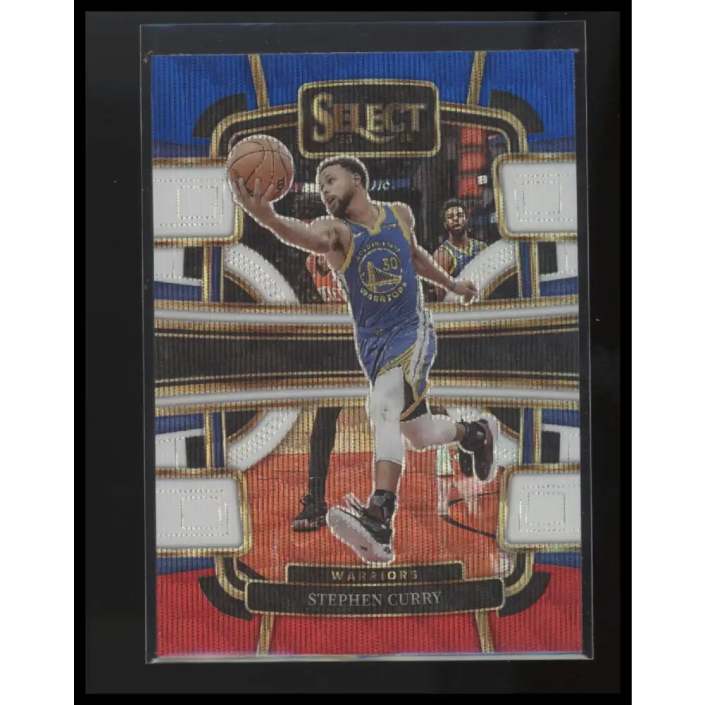 2023-24 Panini Select #56 Stephen Curry Red White Blue Prizm
