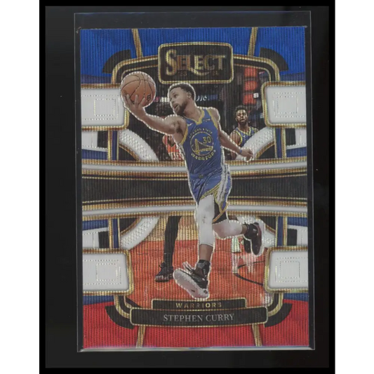 2023-24 Panini Select #56 Stephen Curry Red White Blue Prizm