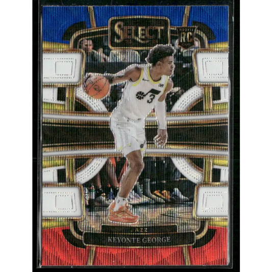 2023-24 Panini Select #75 Keyonte George Tri-Color Prizms
