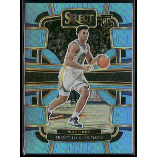 2023-24 Panini Select #84 Trayce Jackson-Davis Light Blue Prizms #/299