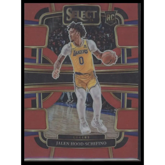 2023-24 Panini Select #99 Jalen Hood-Schifino Red Prizms #/199