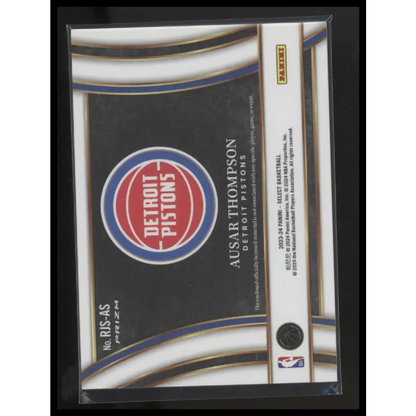2023-24 Panini Select #RJS-AS Ausar Thompson Jumbo Rookie Swatches
