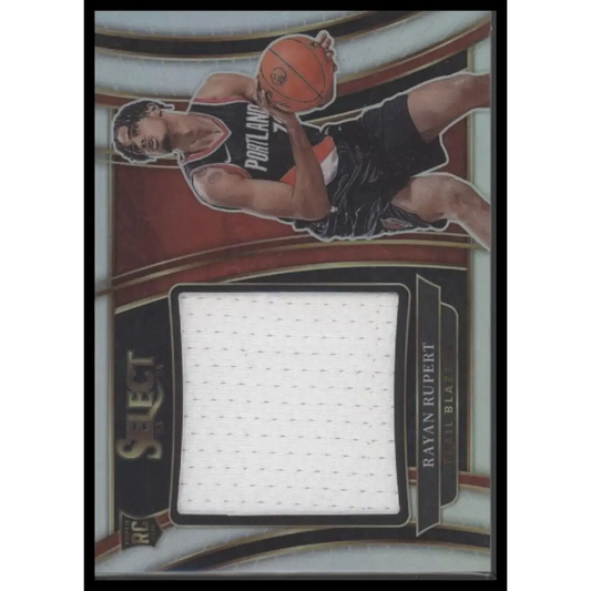 2023-24 Panini Select #RJS-RR Rayan Rupert Jumbo Rookie Swatches