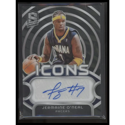 2023-24 Panini Spectra #IA-JON Jermaine O’Neal Icons Autographs #/99