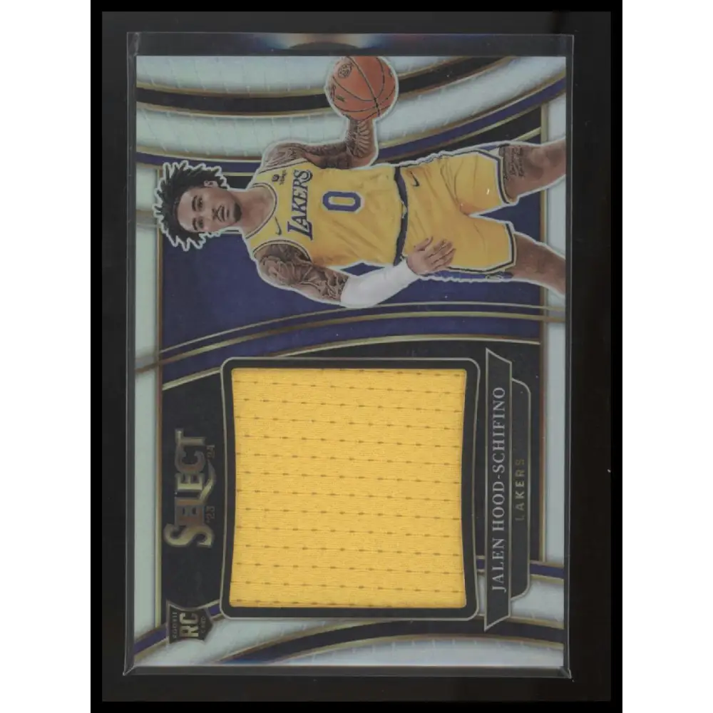 2023-24 Select Jalen Hood-Schifino Patch RC