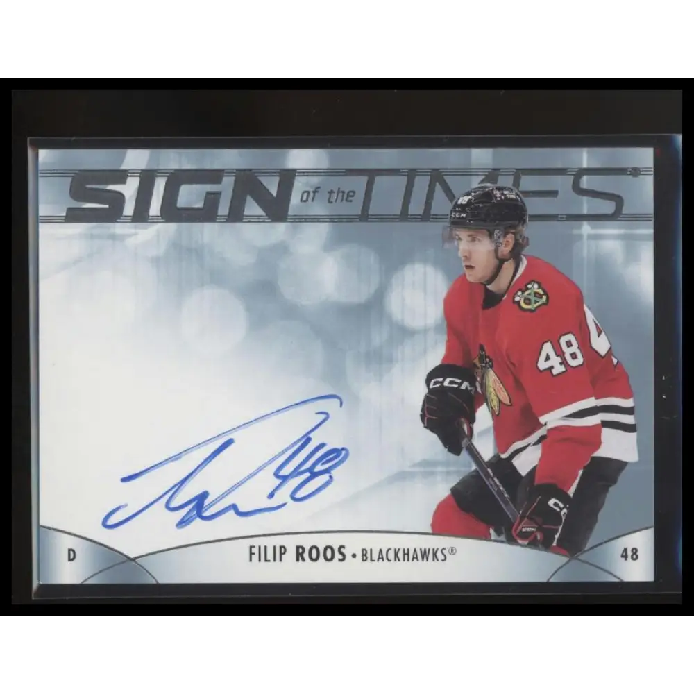 2023-24 SP Authentic #SOTT-FR Filip Roos Sign of the Times