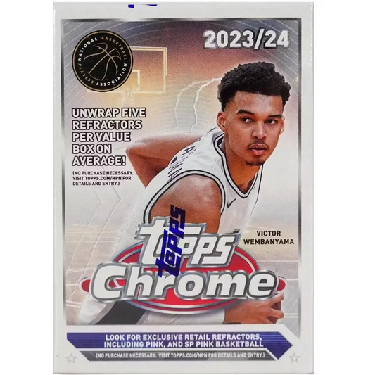 2023/24 Topps Chrome Basketball Blaster Box