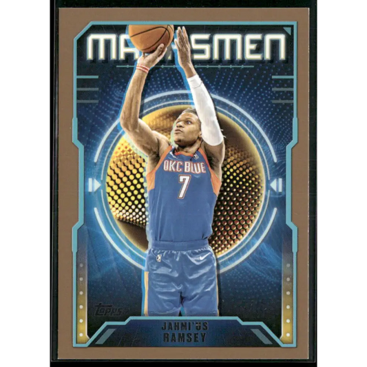 2023-24 Topps G-League #M-10 Jahmi’us Ramsey Marksman Gold #/50