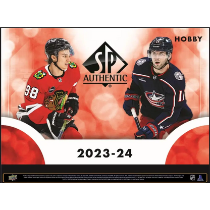 2023/24 Upper Deck SP Authentic Hockey Hobby Box