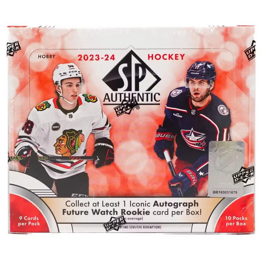 2023/24 Upper Deck SP Authentic Hockey Hobby Box