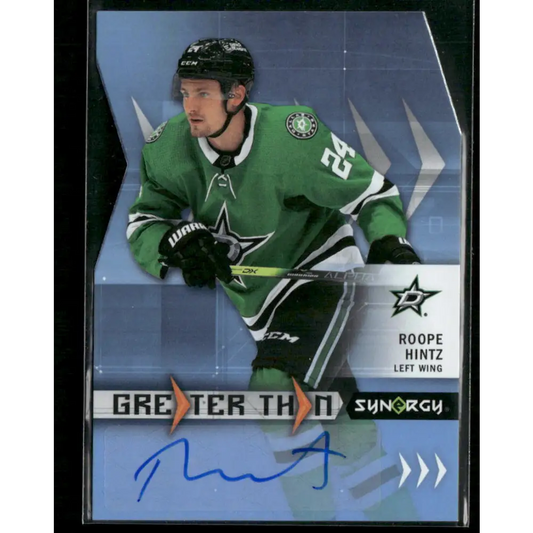 2023-24 Upper Deck Synergy #GT-RH Roope Hintz Greater Than Signatures