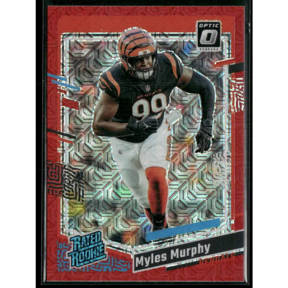 2023 Donruss Optic #222 Myles Murphy Red Mojo