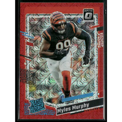 2023 Donruss Optic #222 Myles Murphy Red Mojo
