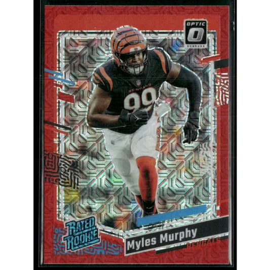 2023 Donruss Optic #222 Myles Murphy Red Mojo