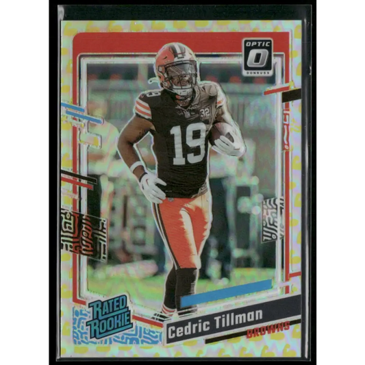 2023 Donruss Optic #224 Cedric Tillman Flex #/149