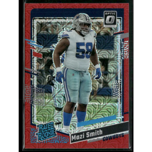 2023 Donruss Optic #228 Mazi Smith Red Mojo